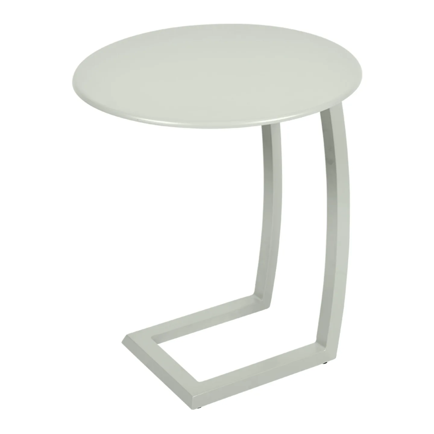 Fermob - Alize Offset Low Table Clay Grey A5 - Småbord och sidobord utomhus - Pascal Mourgue - Grön,Grå - Metall