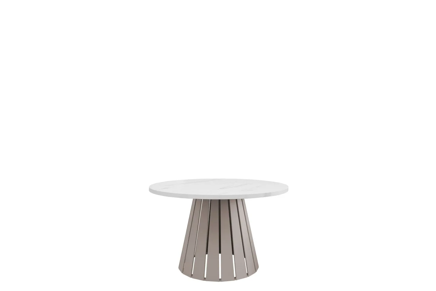 Berber Soffbord 75 cm - Beige/Vit