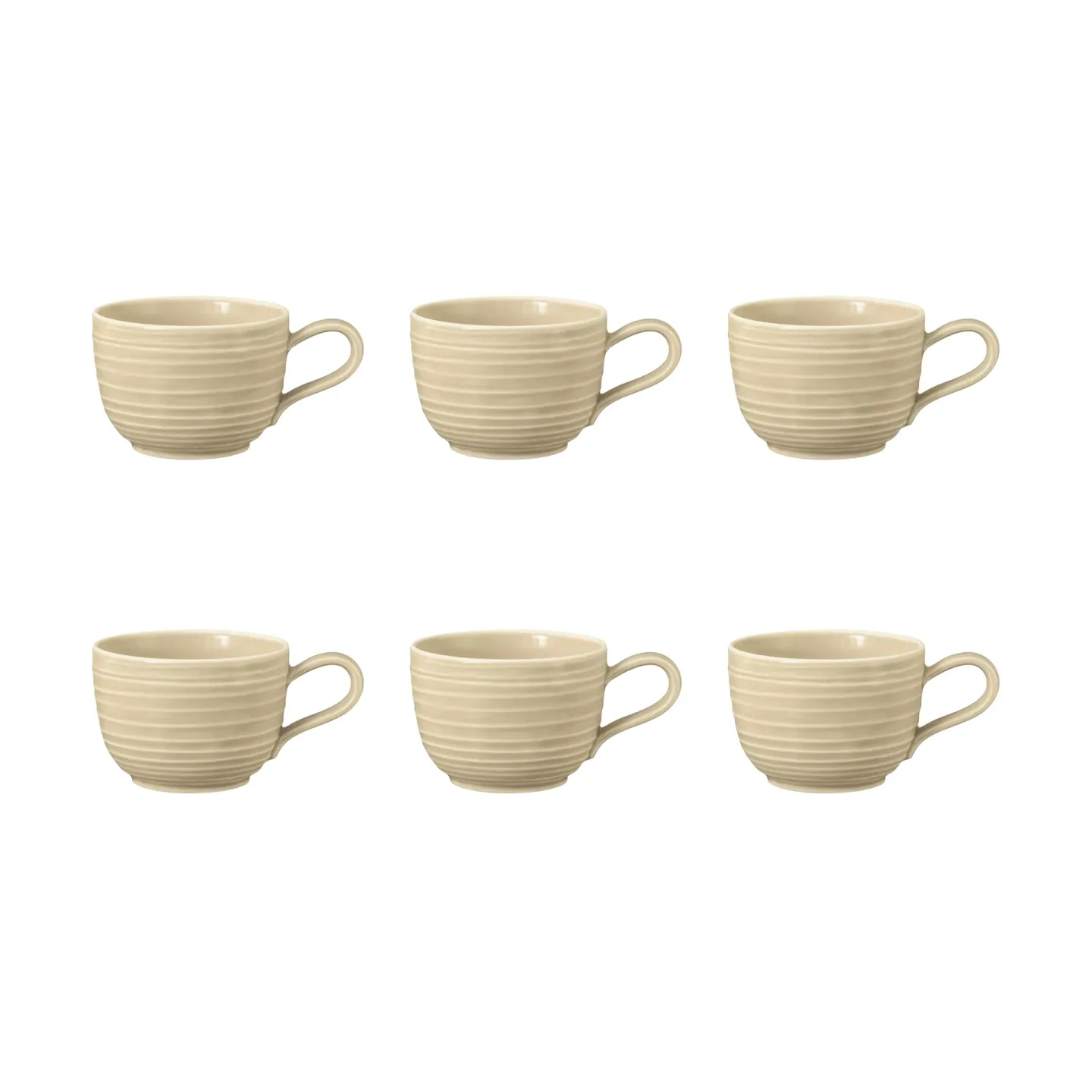 Seltmann Weiden Terra Tasse 20 cl 6er Pack Sand Beige