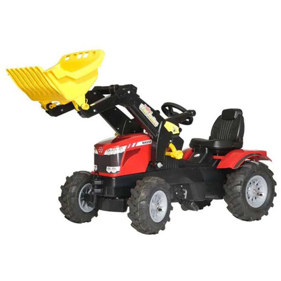 Farmtrac MF 8650 Lader + Luftbereif. Rolly Toys Rot Kunststoff - Farbe: rot/schwarz