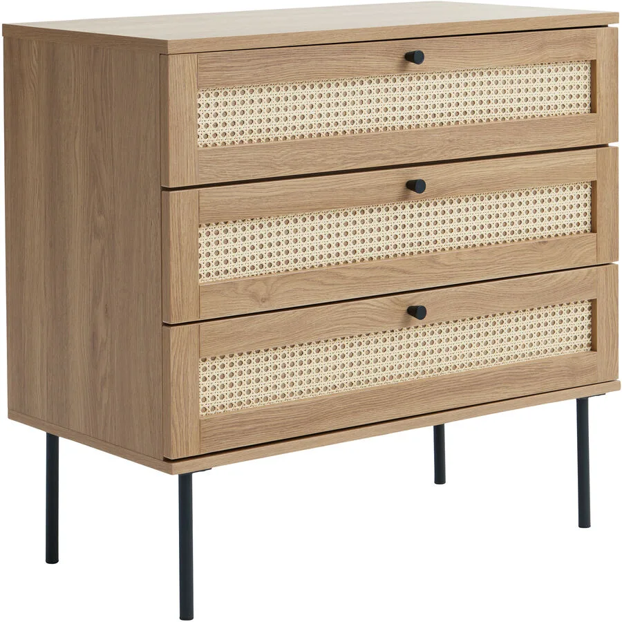 Kommode Perri eiche MDF B 80 H 40 cm