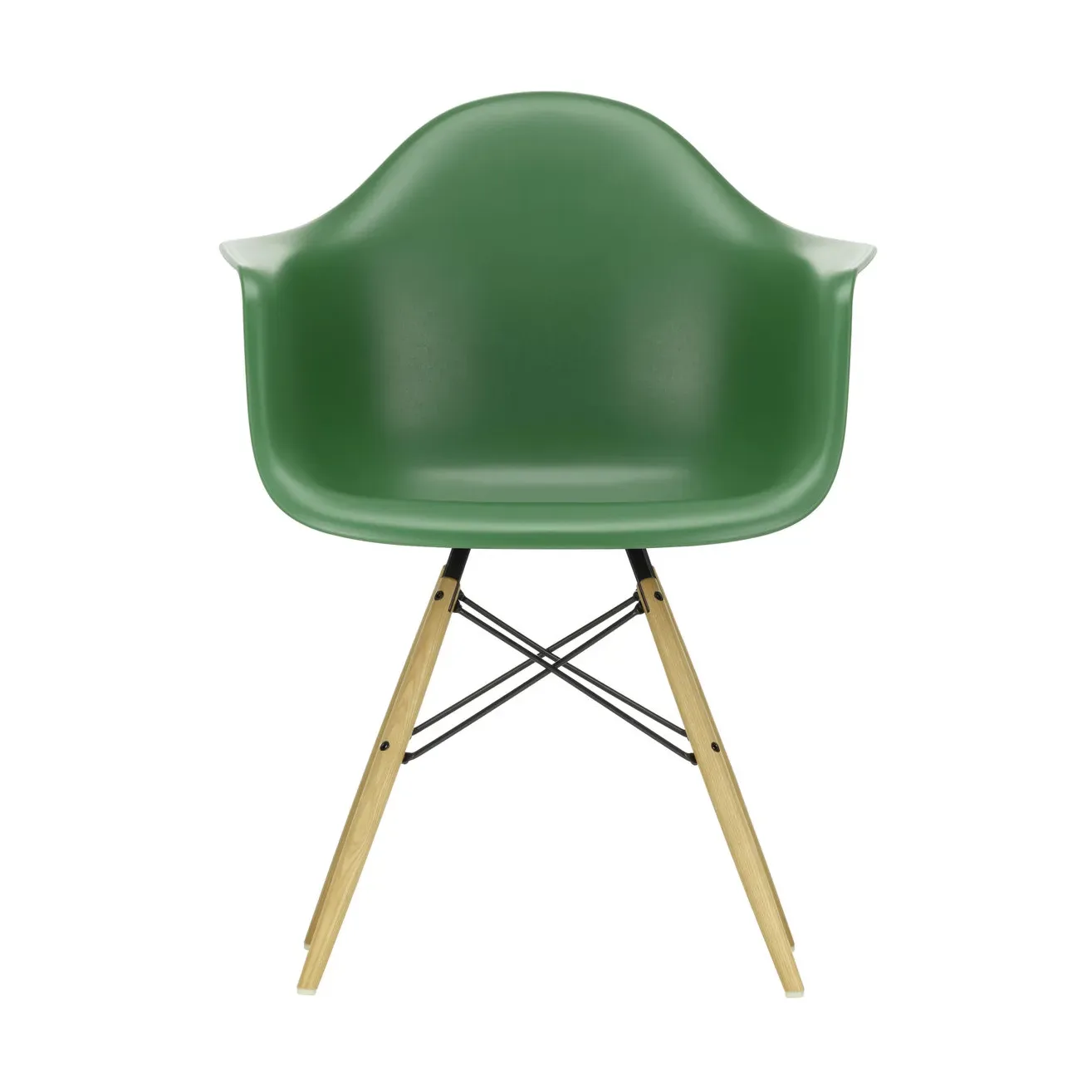 Vitra Eames Plastic Armchair RE DAW stol 17 emerald -ash
