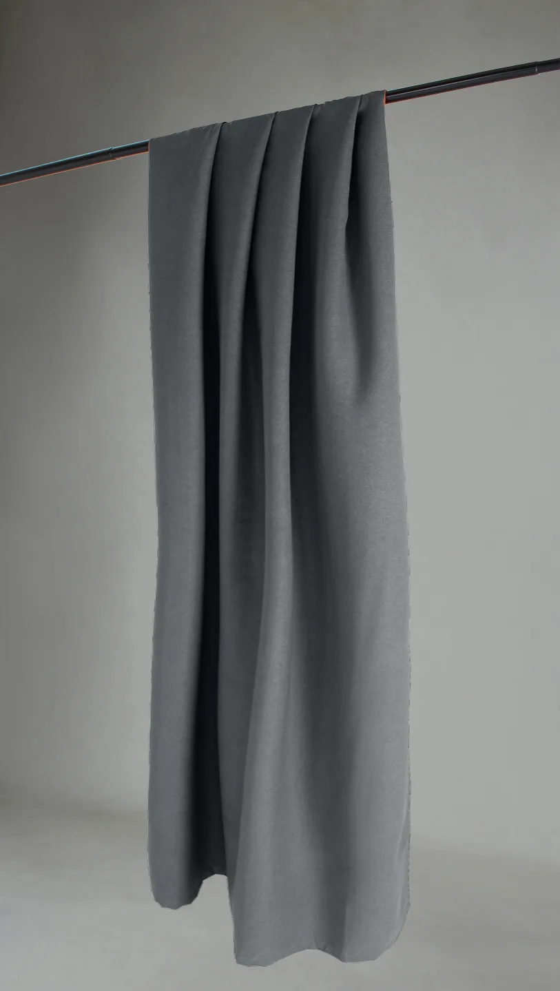 Gardiner - Mørkleggingsgardin Octavia (mørkegrå) (Størrelse: 130 x 300 cm)