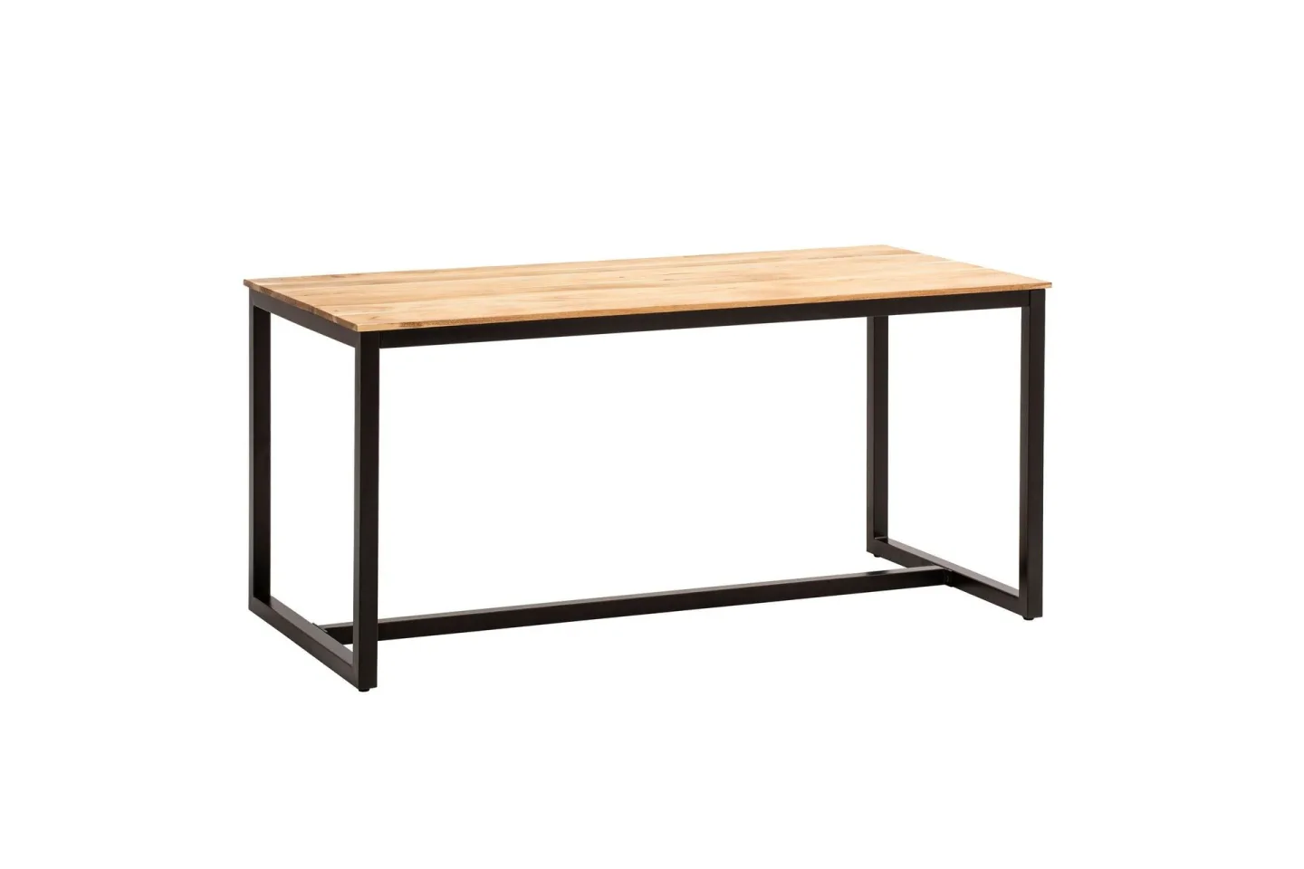 Matbord Wohnling massivt trä industriell loftstil metallbensram 200x100 cm - 200x100 cm