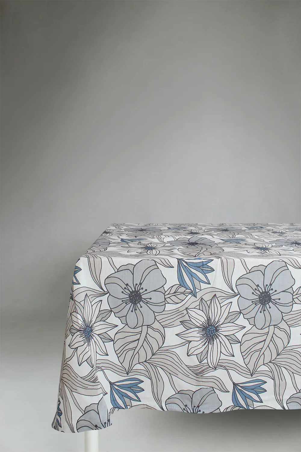 Dukar - Bomullsduk Aurelia (blå) (Størrelse: 140 x 250 cm)