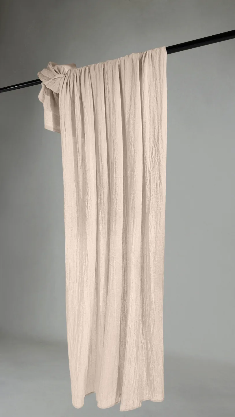 Gardiner - Blonder gardin Hilma (lys beige) (Størrelse: 140 x 250 cm)
