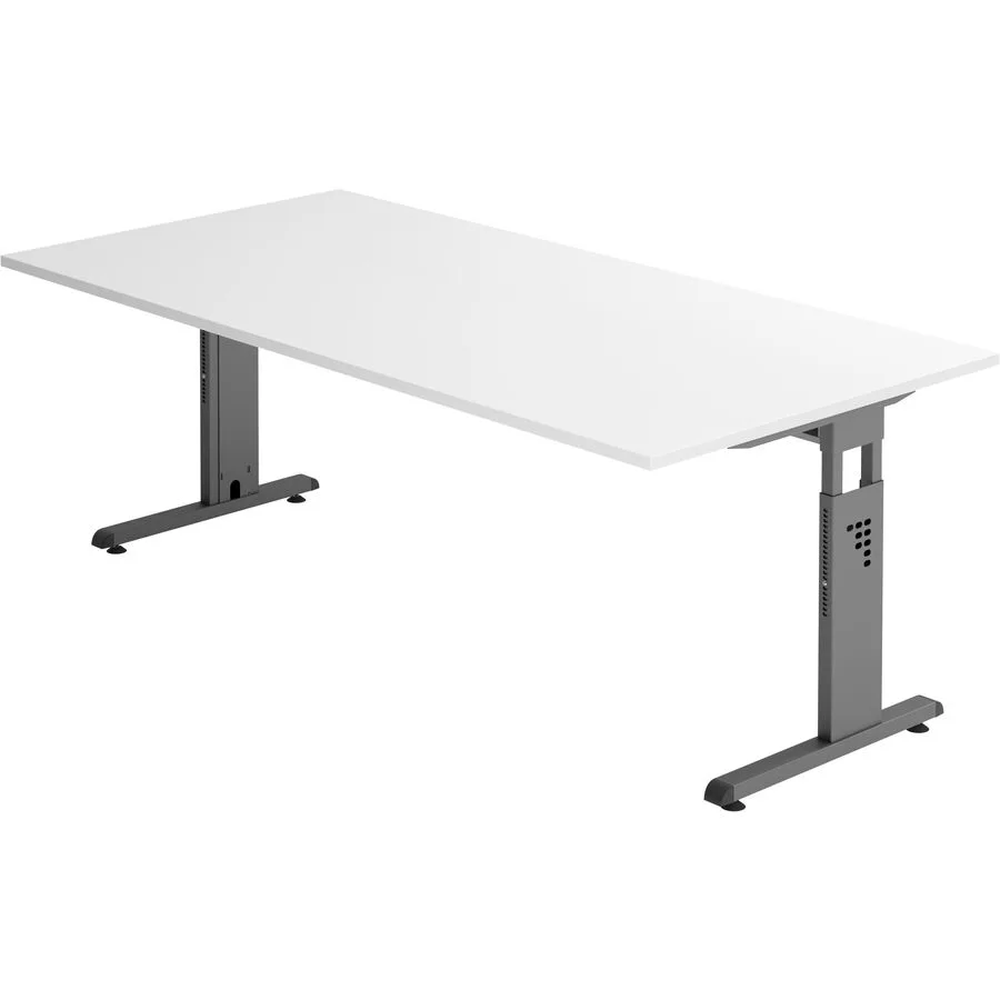 Schreibtisch Office weiss Holzwerkstoff B 200 T 100 cm