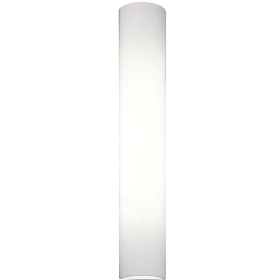 Designer-Wandlampe Bankamp Piave weiss H 54 cm - Farbe: opal weiss satiniert - Material: Glas - LED - Lichtfarbe: Warmweiss - LED Energiesparlampen