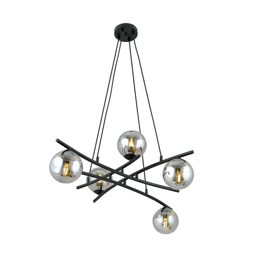 Emibig Lighting - Essa Ø100 - Taklampa - Rökfärgad