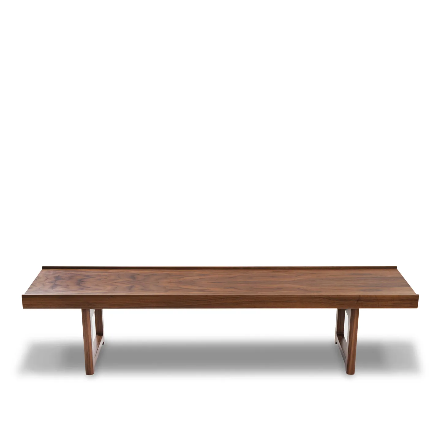 Fjordfiesta - Krobo 120 Low / Walnut - TV-bänkar - Torbjøn Afdal - Träfärgad - Trä