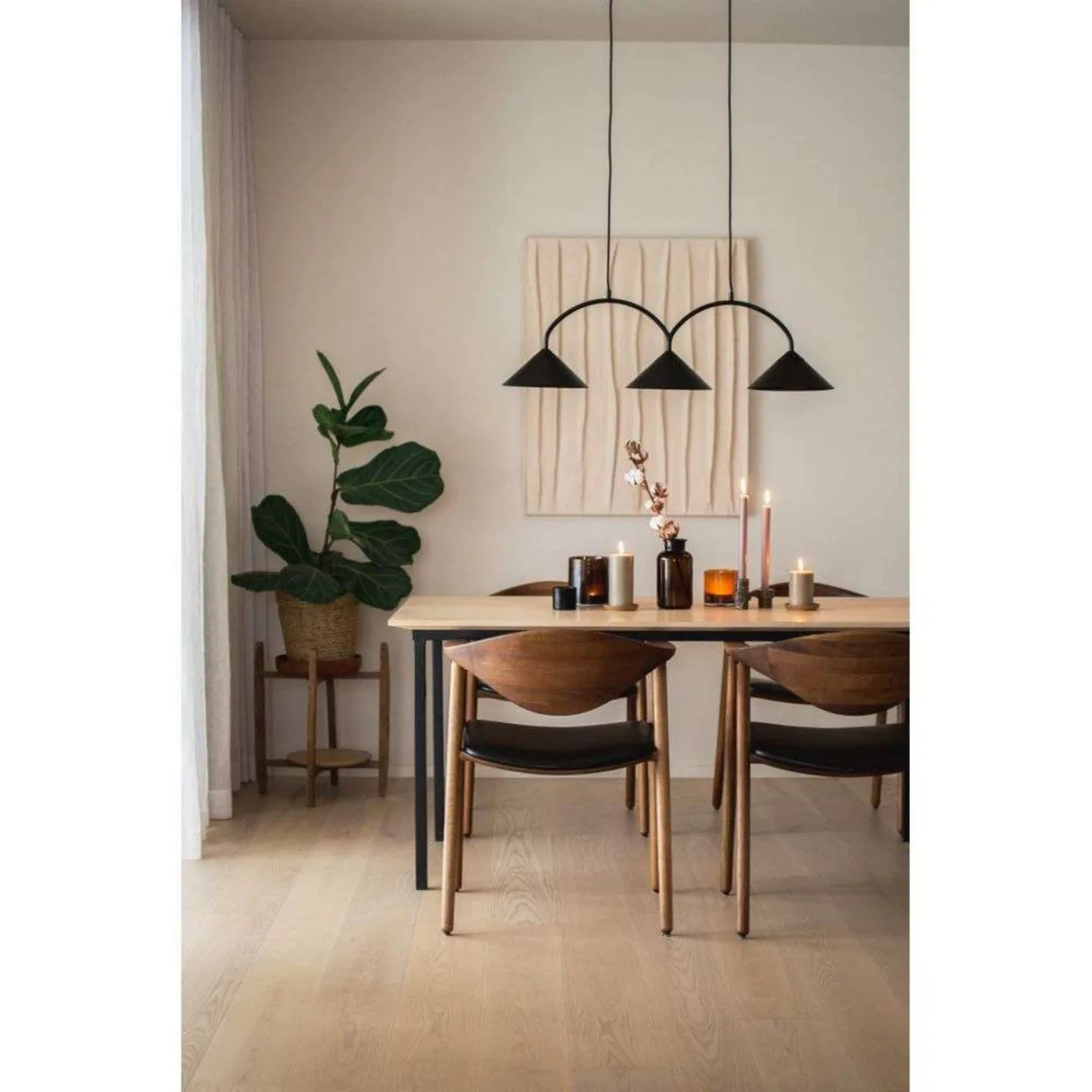 Globen Lighting Curve pendel 3 Beige