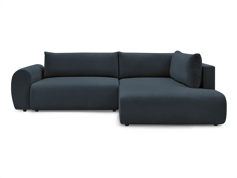 Ecksofa BOBOCHIC LUCIEN Stoff dunkelblau