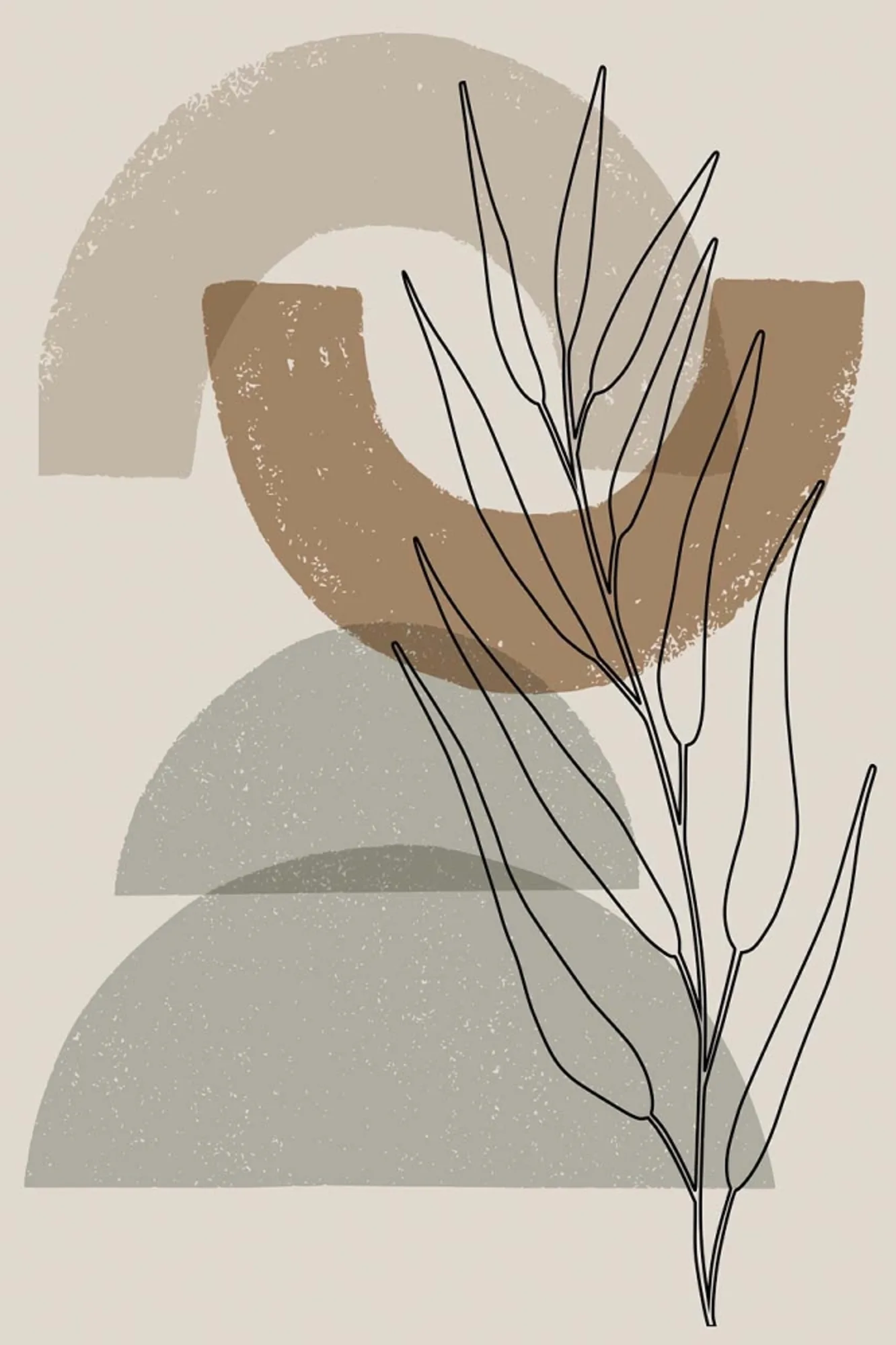 image LAND Kunstdruck Nature Shapes | Schubiger Möbel