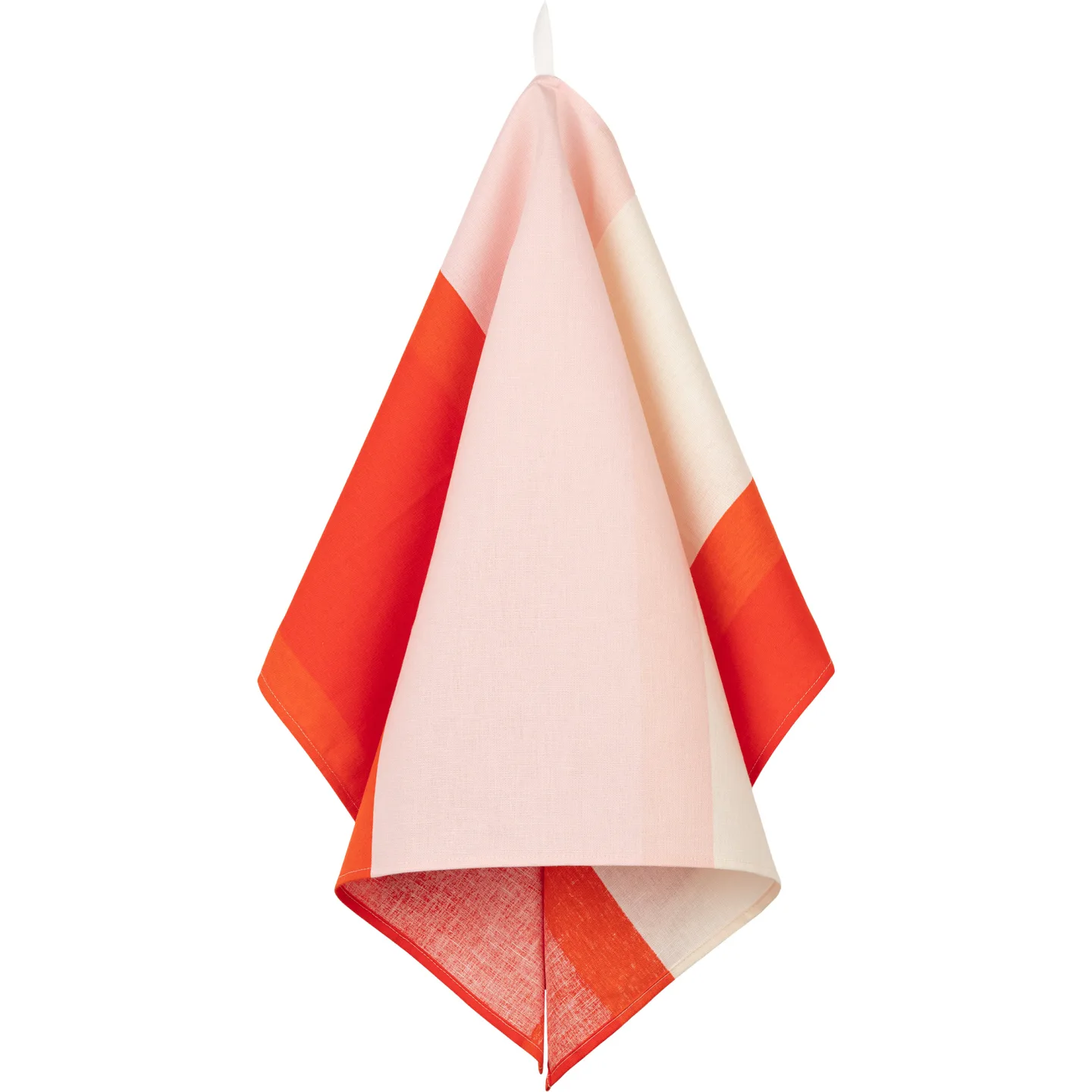 Marimekko - HENNIKA TEA TOWEL 47x70 CM, off white, pink, orange red - Kökshanddukar - Vuokko Eskolin-Nurmesniemi