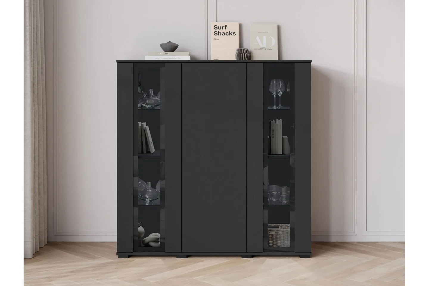 Gamal Highboard - Vit