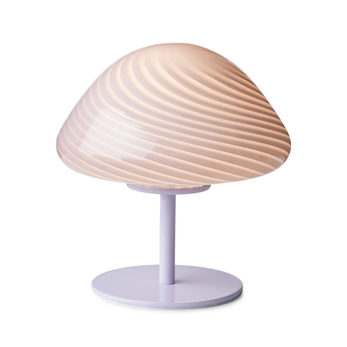Mini Mush Tischleuchte Hell Lila - Halo Design - Wohnzimmer - Glas