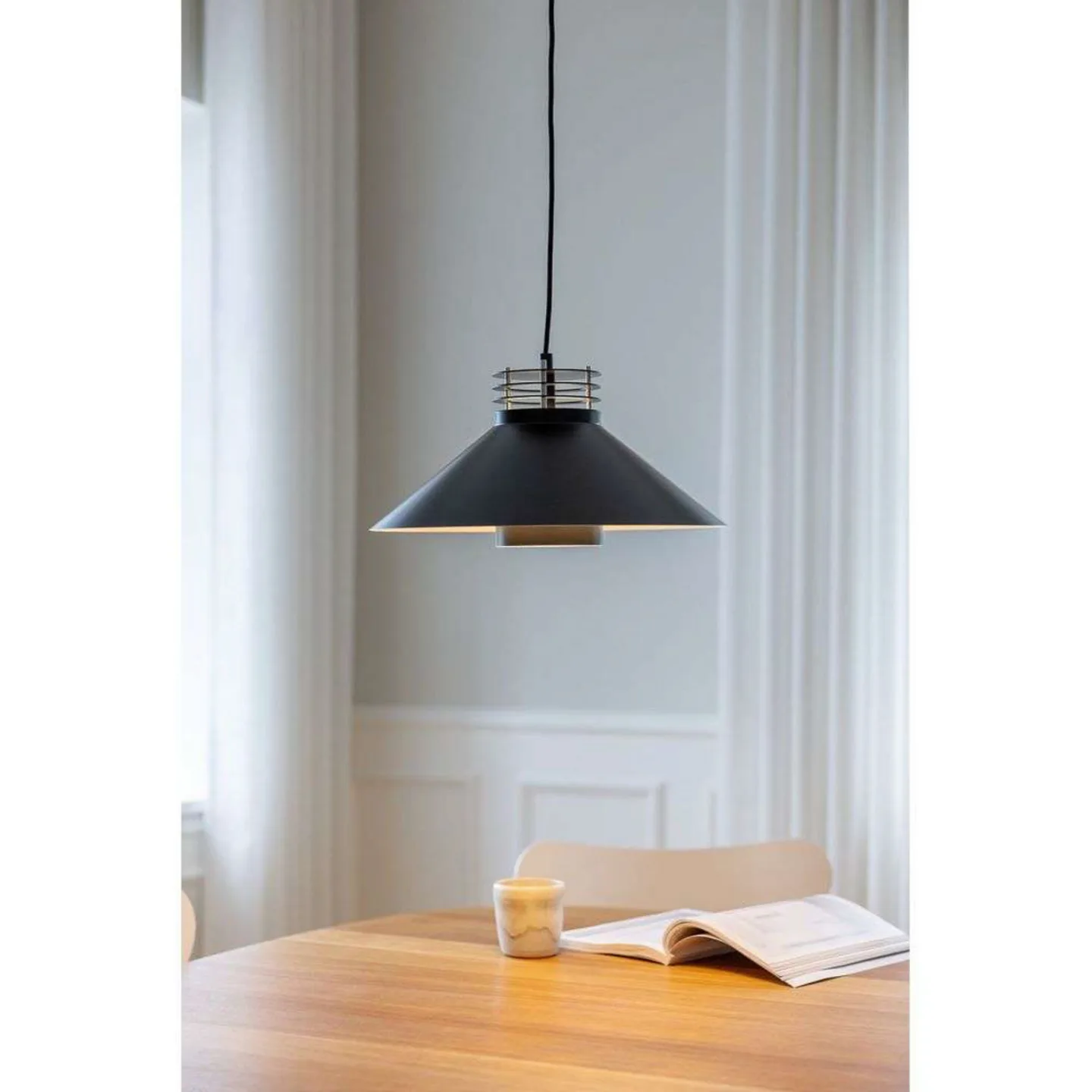 Basic Pendel Svart Ø400 - Cph Lighting - Stue - Aluminium