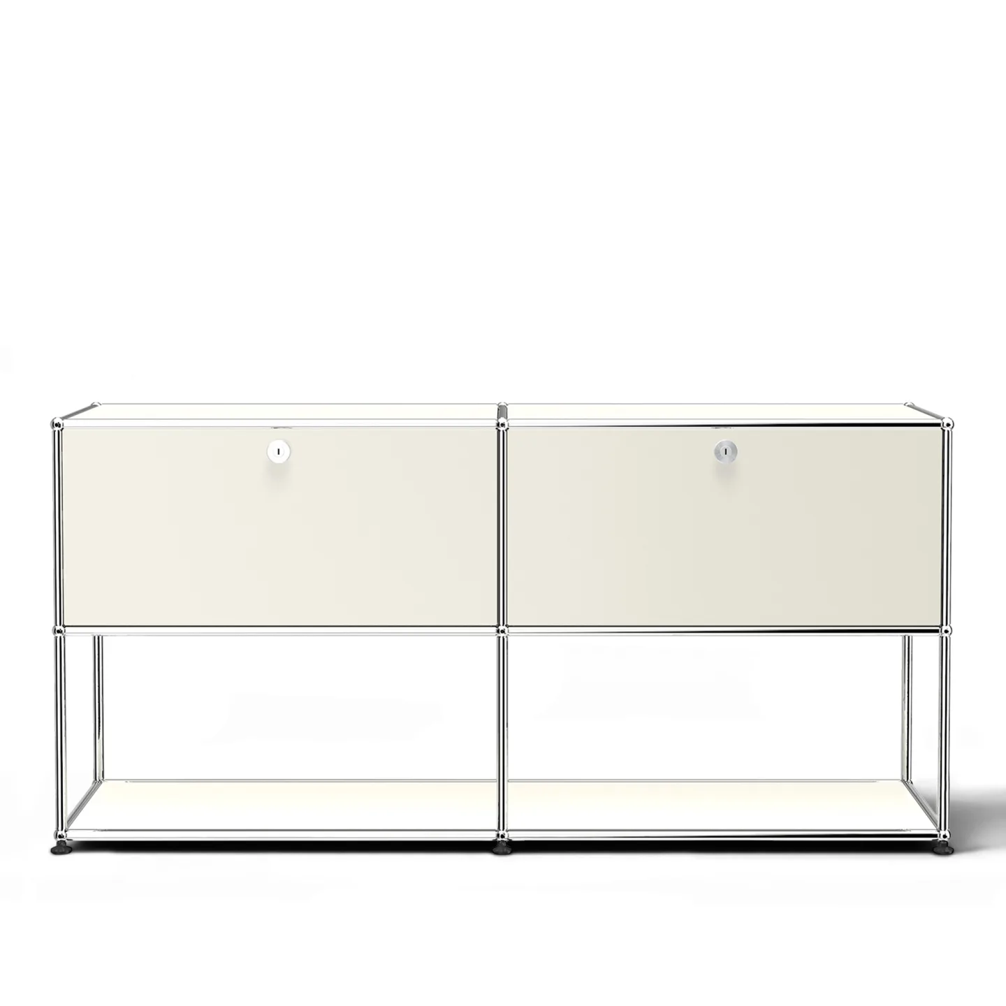 USM - USM Haller 40 Sideboard Pure White - Skänkar och sideboards - Fritz Haller & Paul Schärer - Vit - Metall