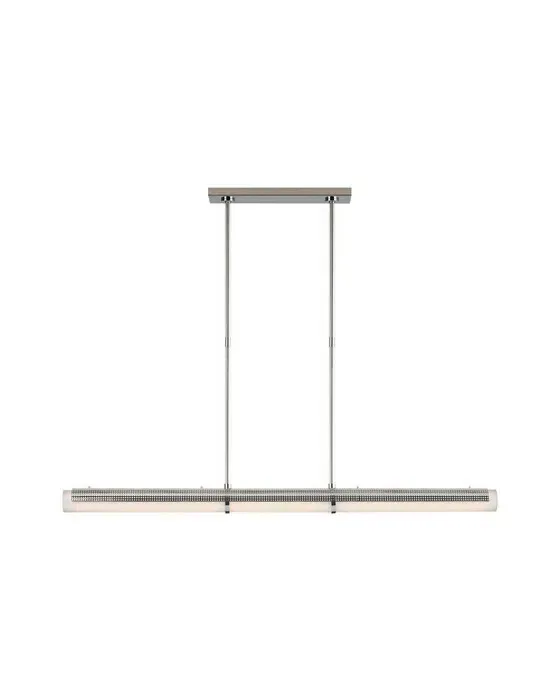 Precision Linear Chandelier Polished Nickel Large