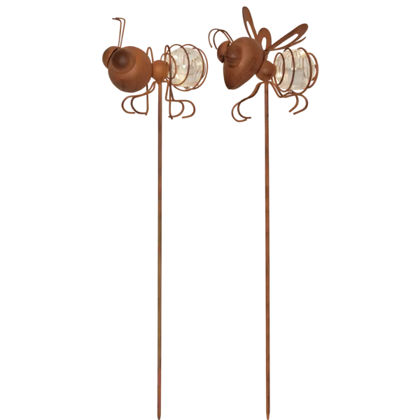 Star Trading - Oxida 2-pack - Solcellslampa - Rost