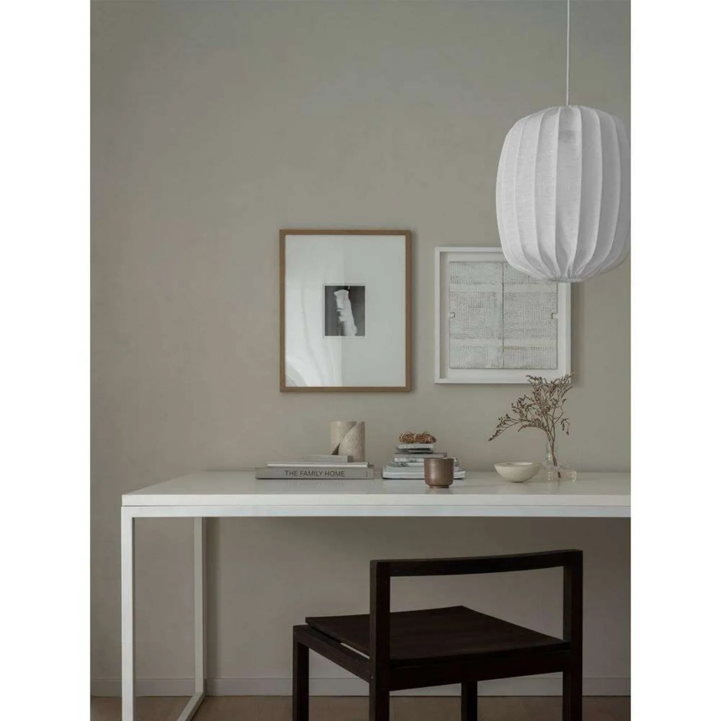 Prisma 25 skjerm Linen White – Watt & Veke - Soverom - Skandinavisk - Stoff / Tekstil - Med en lyskilde