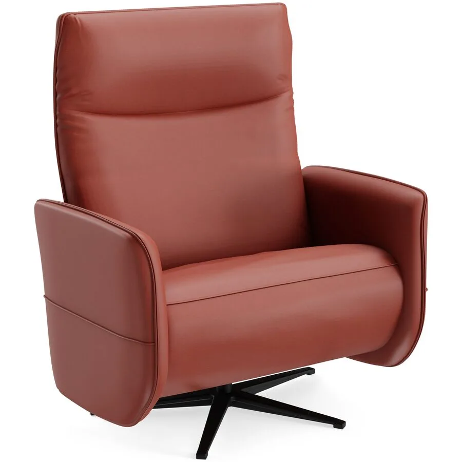 Relaxsessel Lidja terra Leder T 170 B 104 H 112 cm - Möbel Konfigurator: Traummöbel individuell zusammenstellen