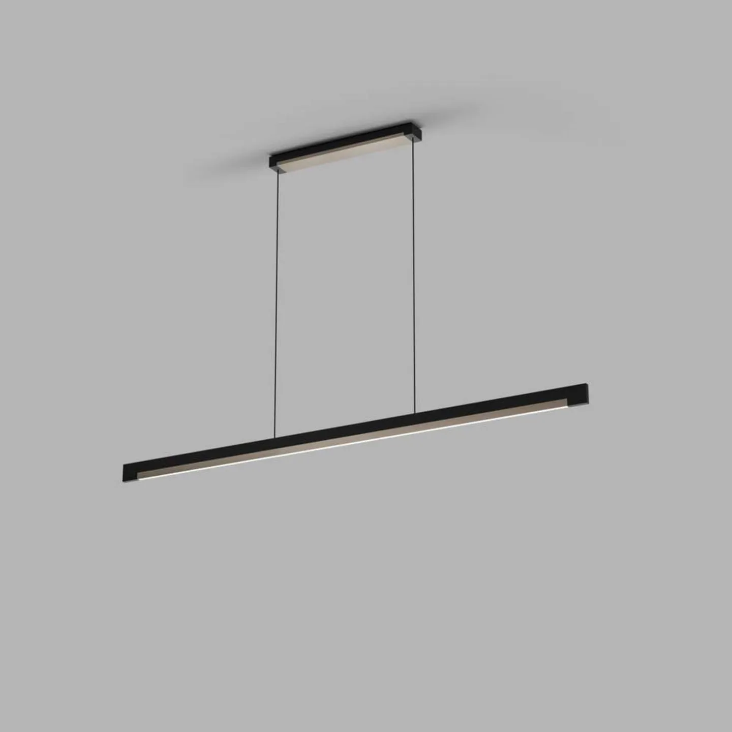 Inlay S1400 Linear Pendelleuchte, gold/schwarz - Light-Point - Esszimmer - Aluminium