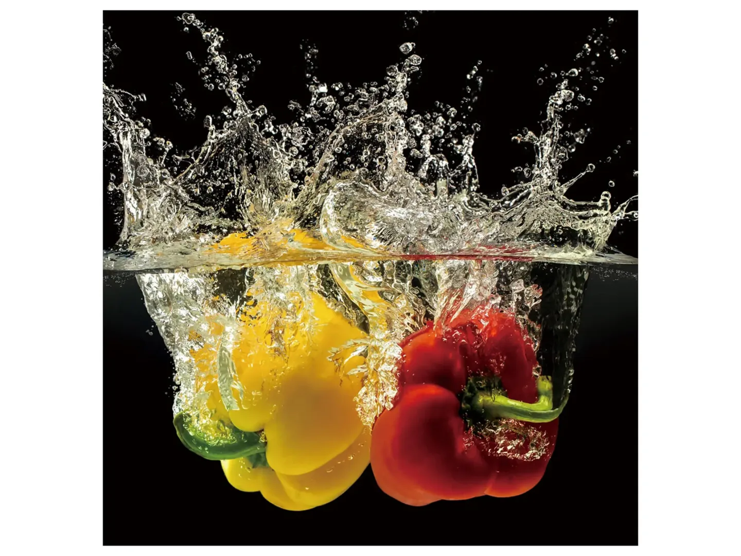 image LAND Digitaldruck auf Glas Splash Paprika | Schubiger Möbel
