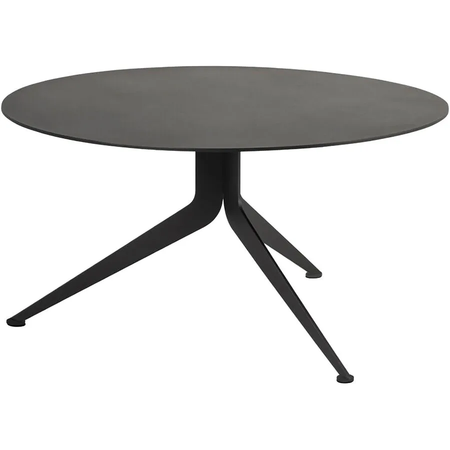 Spinder Design Salontisch Hesta Schwarz Stahl 78 cm