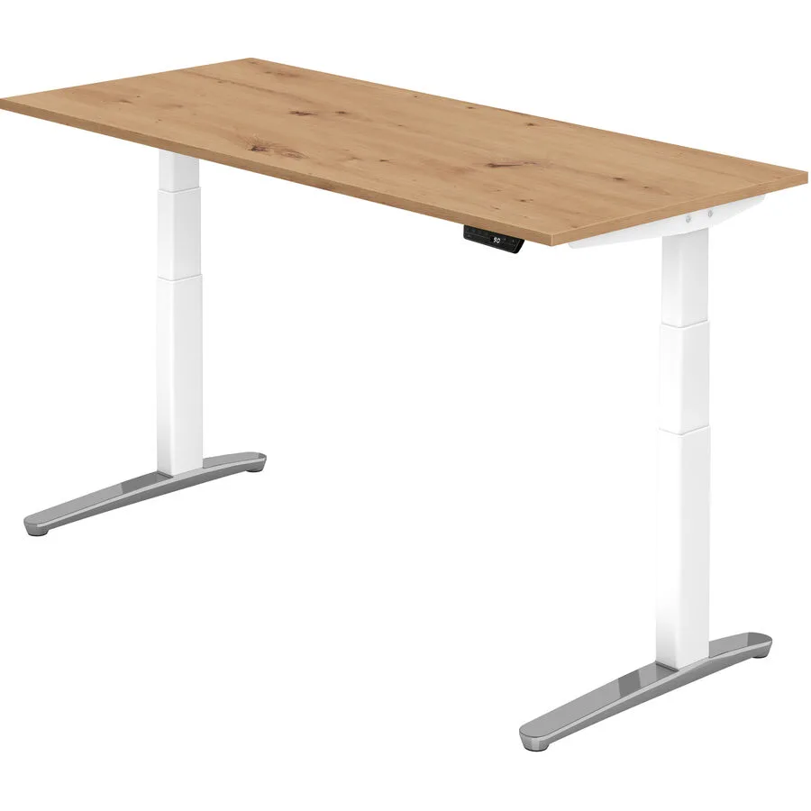 Schreibtisch Office Asteiche Holzwerkstoff B 180 T 80 cm