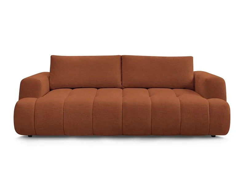 3er Sofa BOBOCHIC FUJI Stoff orange