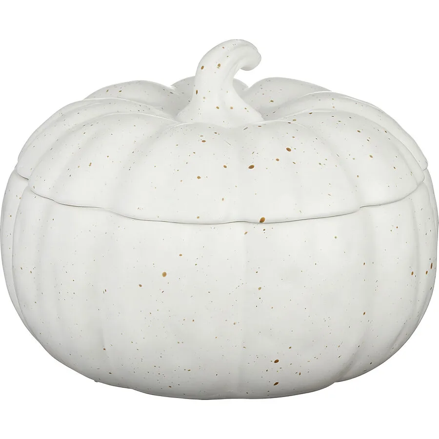 Suppenschale Pumpkin Keramik weiss