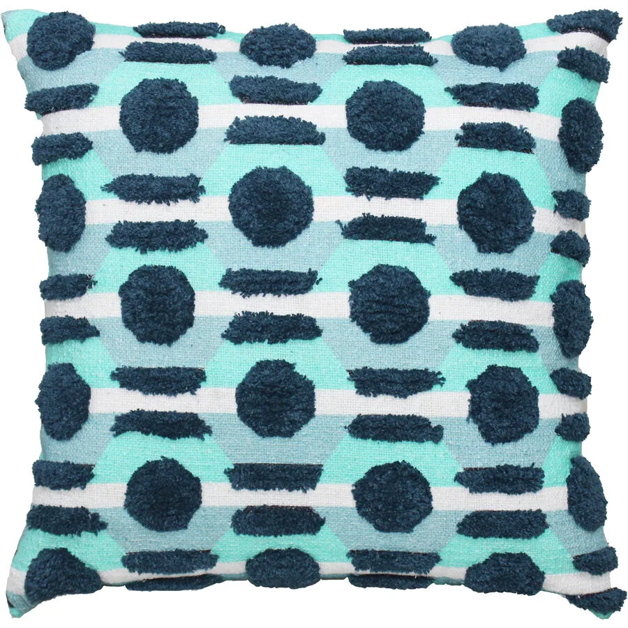 Zierkissen Beach House blau Baumwolle