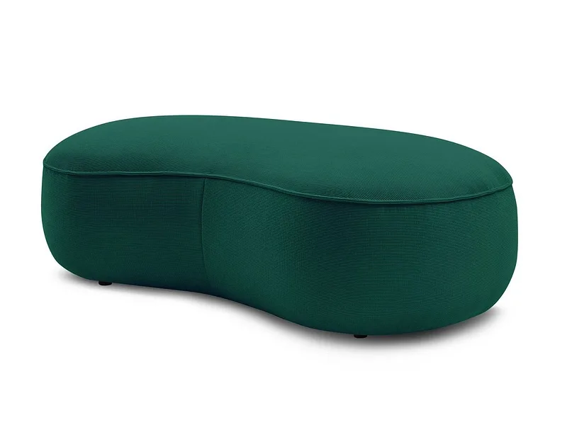 Hocker BOBOCHIC SAINT-GERMAIN 90x147x47cm stoff mit textur grün