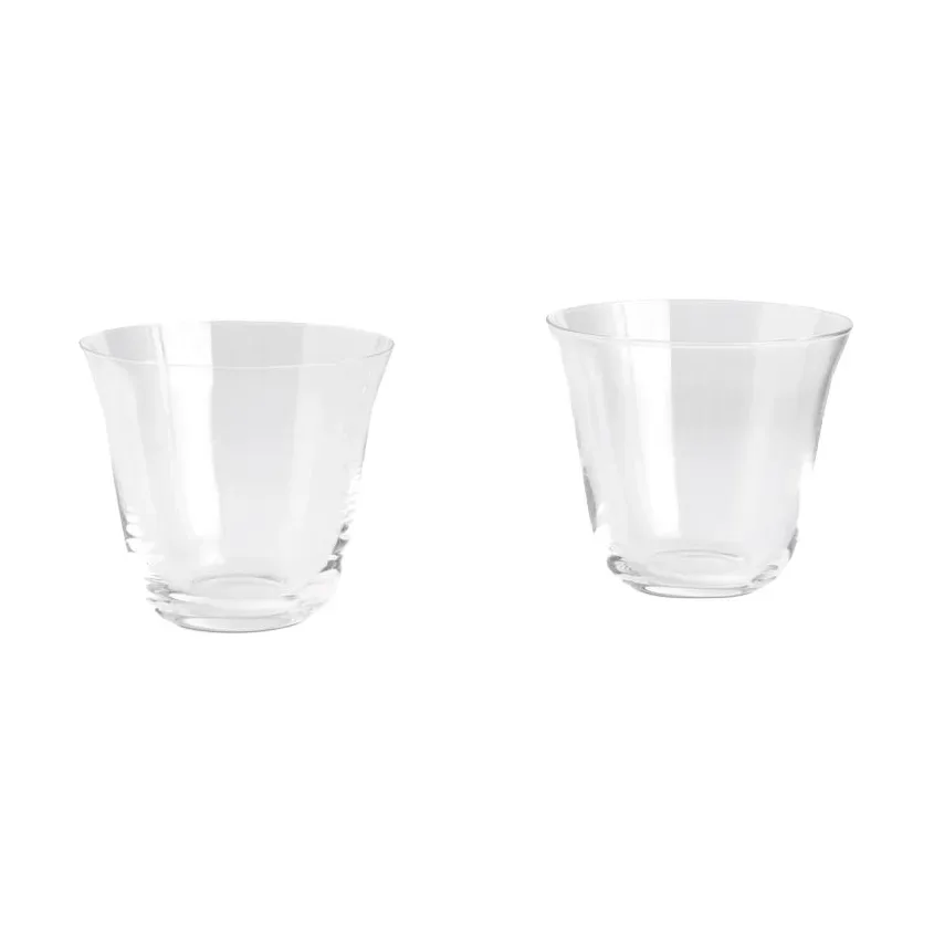 HAY Curve Tumbler Trinkglas 2er-Pack Clear