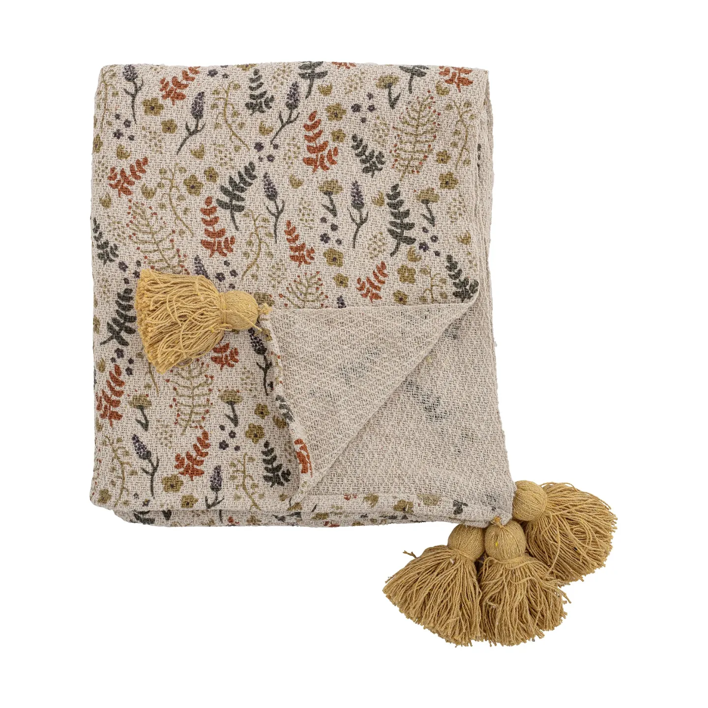 Bloomingville Filipa Decke 130x160 cm Gelb