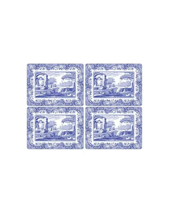 Blue Italian Placemat Blue/White 4-pack