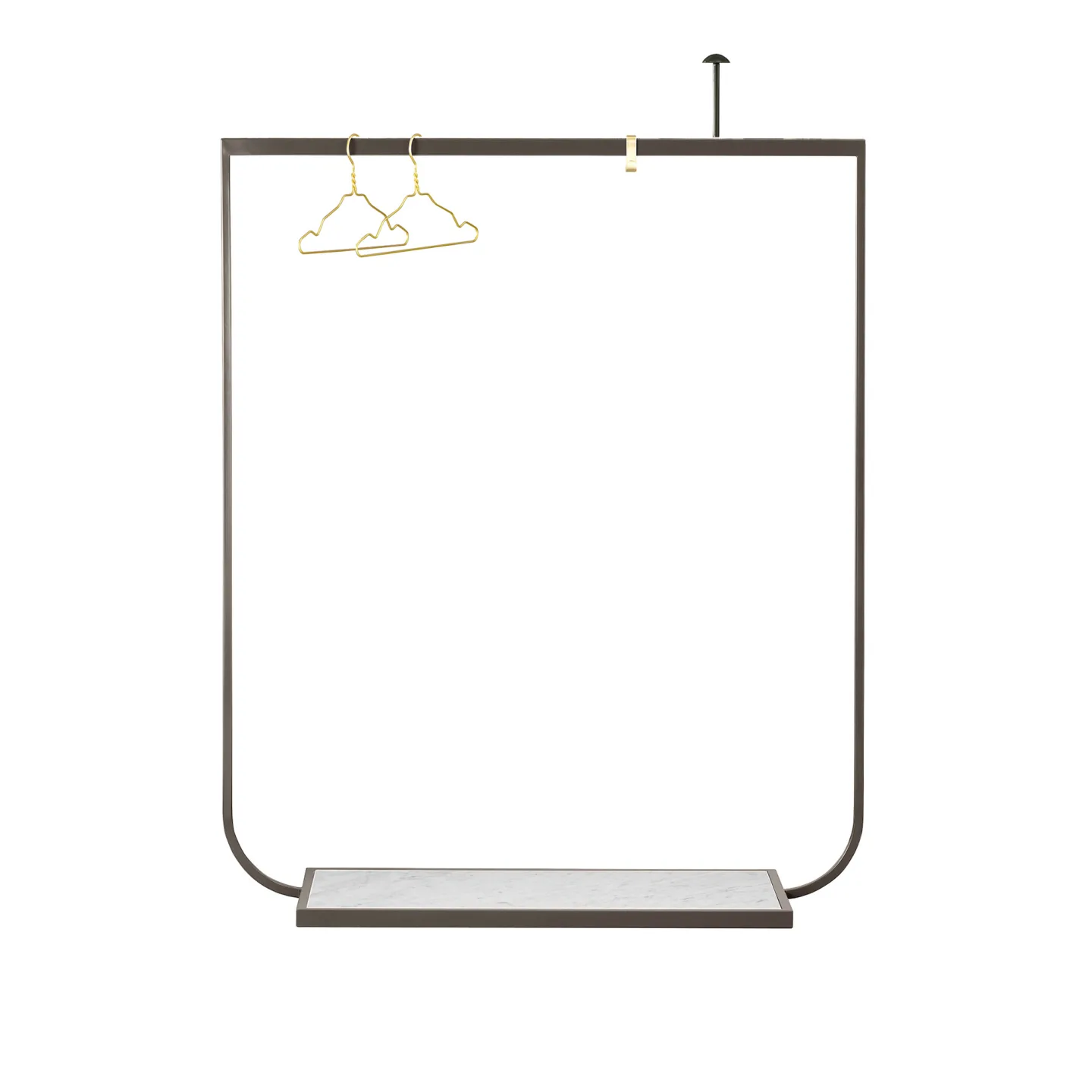 Asplund - Tati Coat Rack Large Carrara Marmor Nougat - Klädhängare - Broberg & Ridderstråle - Grå