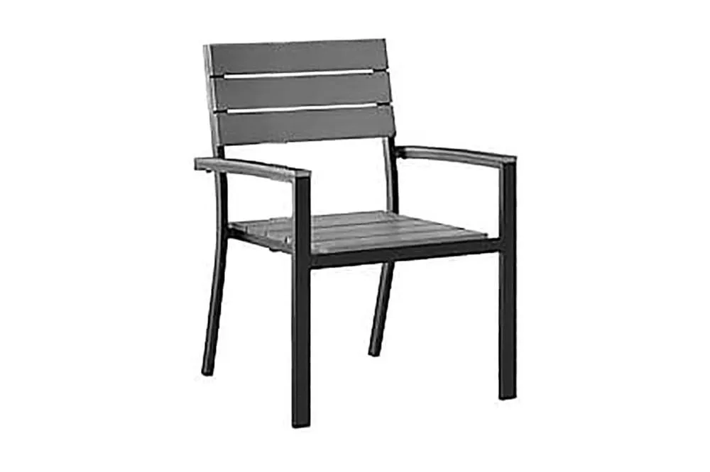 Como Trädgårdsstol 6 St 55 cm - Svart