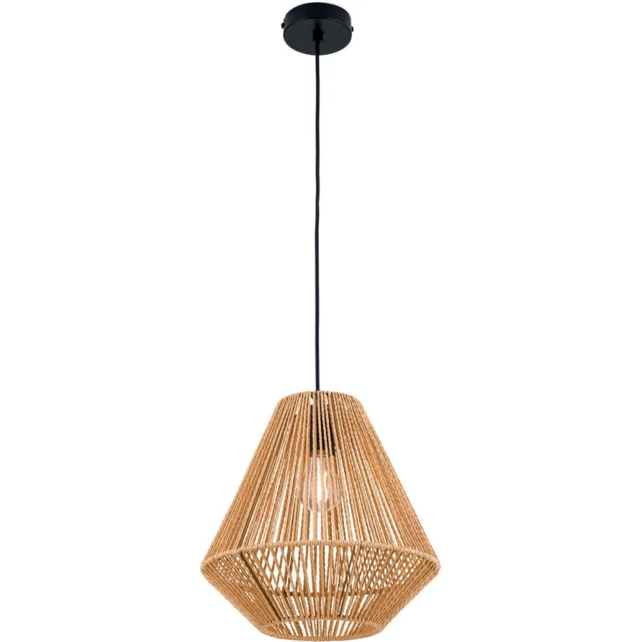 Pendellampe Jungle Schwarz Stahl 30 cm
