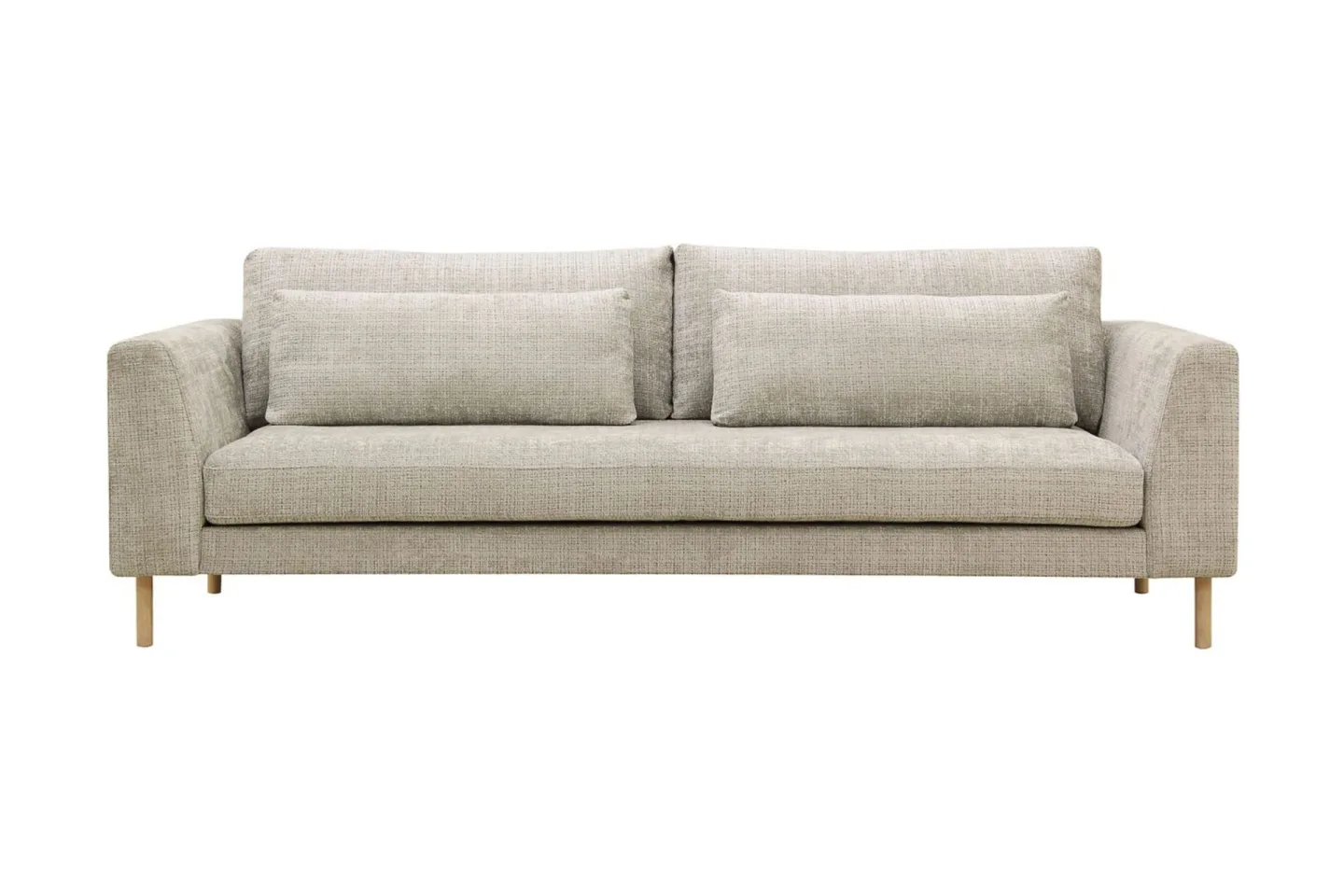 Florenz 3-sits Soffa i Chenille - Grå / Beige