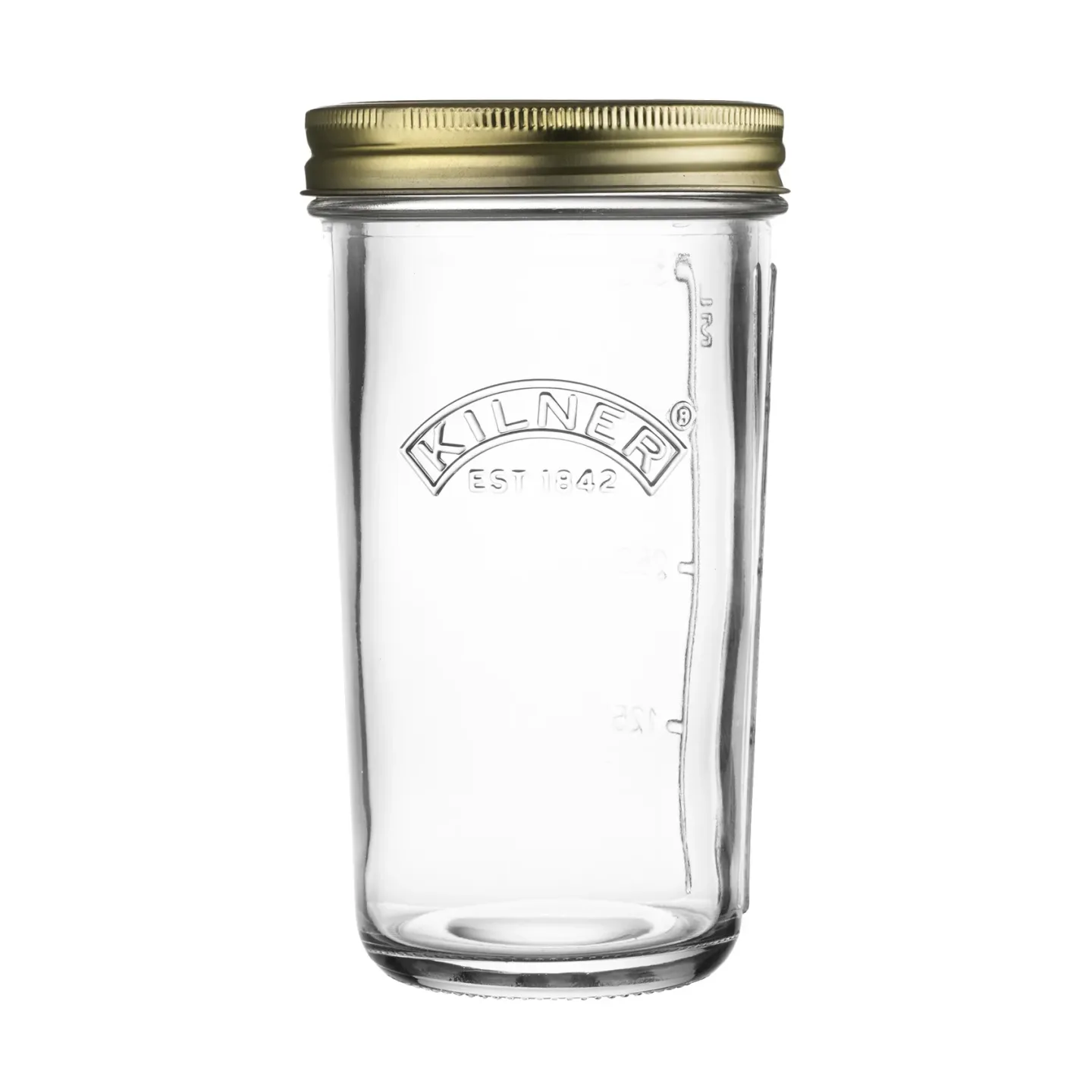Kilner Kilner WIDE Konservenglas Klar-Gold, 0,5 l