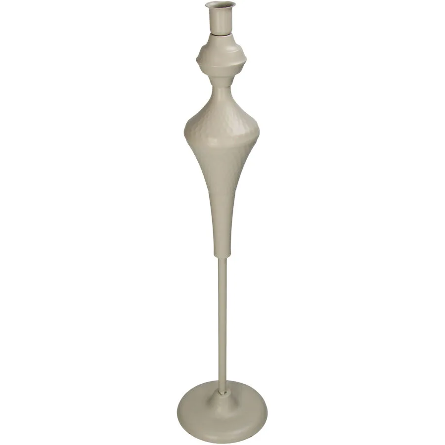 Kerzenständer Kaars elfenbein Metall H 52.5 cm 1