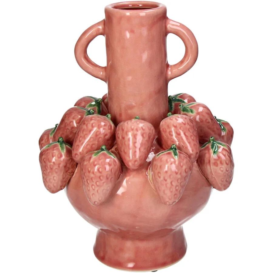 Vase Myko Rosa Steingut 28 cm
