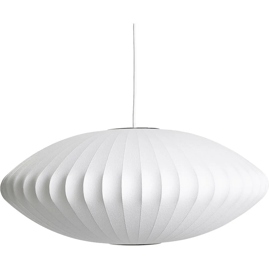 Designer-Pendellampe HAY Nelson Saucer E27 D 64 cm - Farbe: offwhite - Material: Polymer