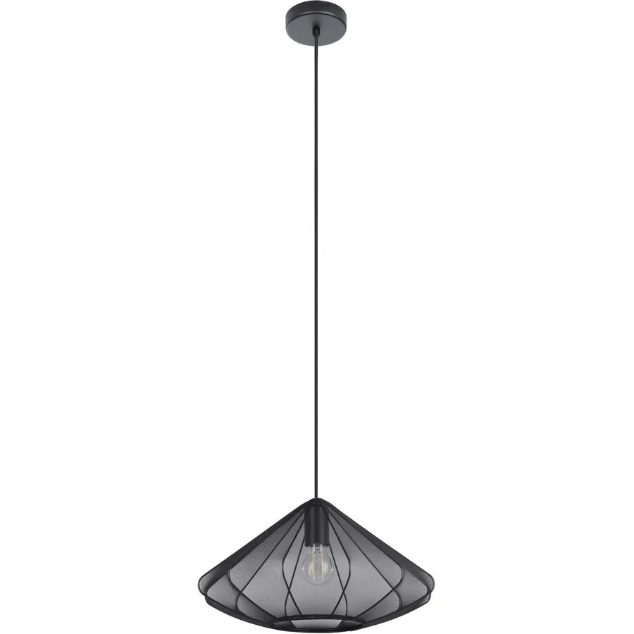 Eglo Pendellampe Dolwen Schwarz Stahl 110 cm