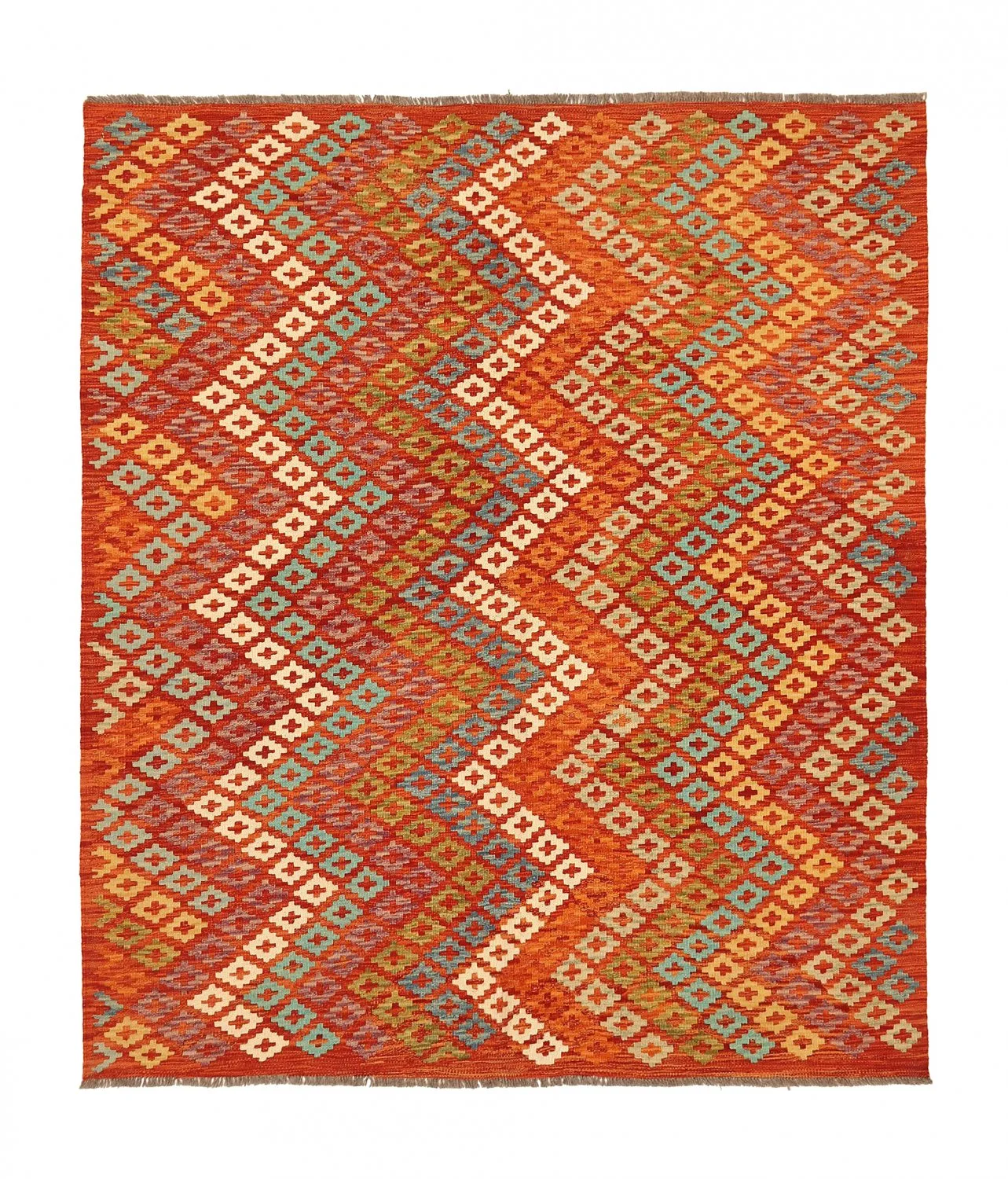 Orientalsk kelimteppe 192 x 167 cm (Størrelse: 192 x 167 cm)