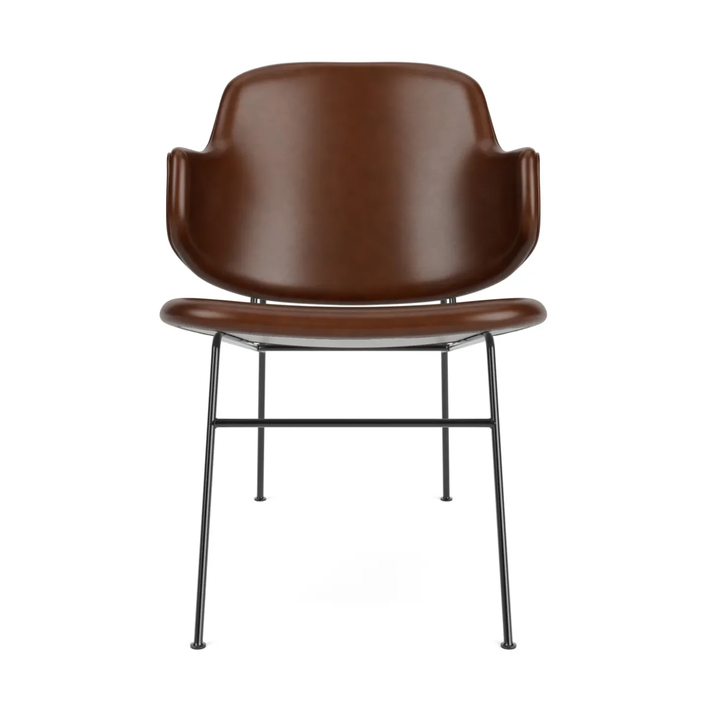 Audo Copenhagen The Penguin loungestol helklädd Dakar 0329-svart stål