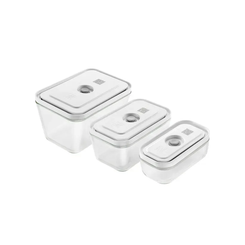 Zwilling Fresh & save Vakuum Lunchbox 3-teilig Borosilikatglas