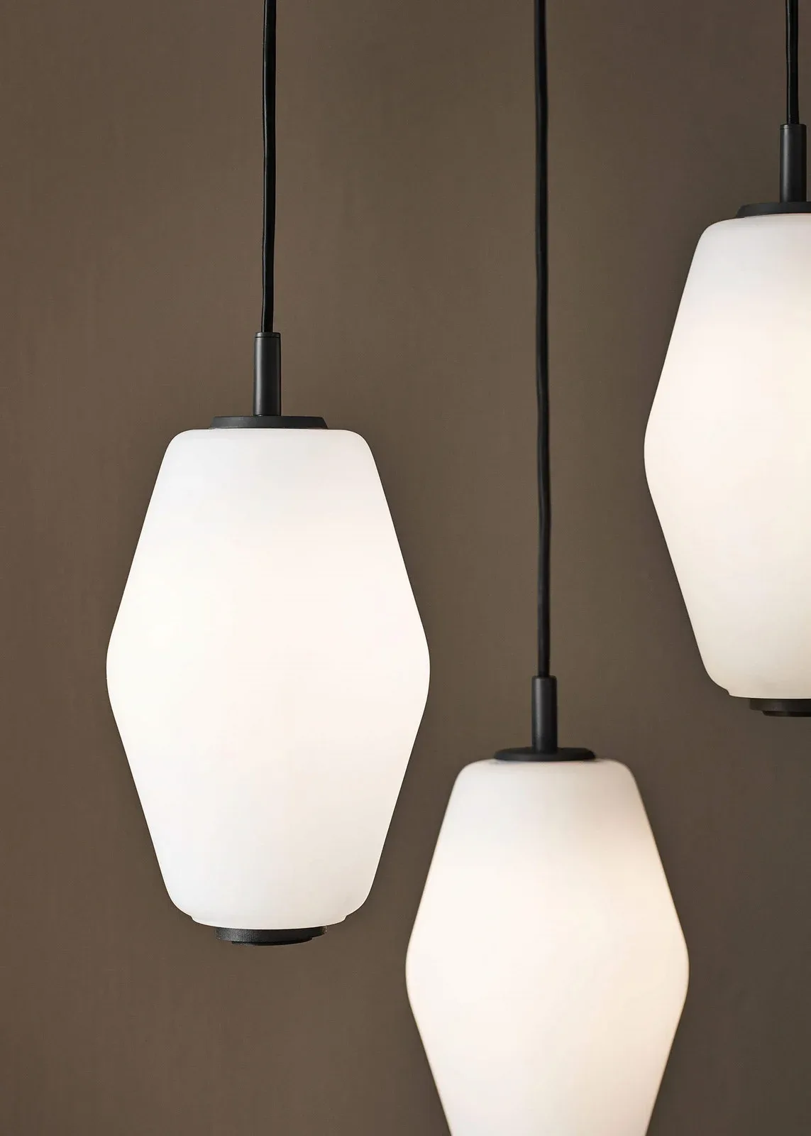 Dahl Small Taklampa Opal Glas Vit/Grå - Northern - Vardagsrum - Metall